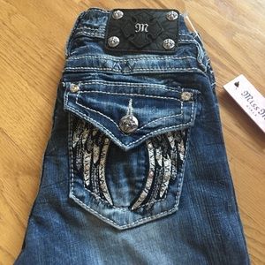 NWT Girls Miss Me Bootcut size 12